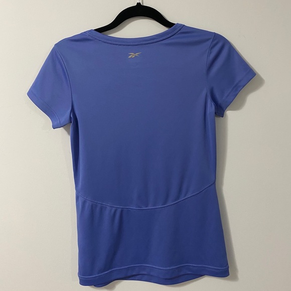 Reebok Women’s Blue Workout T-Shirt SMALL - Picture 2 of 5
